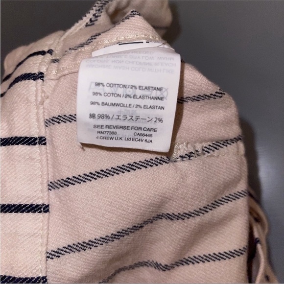 MADEWELL Emmett Button Front Shorts in Stripe - Picture 10 of 13